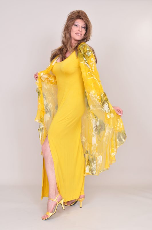 Are you looking to make a serious connection with an attractive mature trans women, not a girl friend but not just any escort? I offer Companion Services! TSDee Yellow Evening Dress RCP 5279